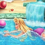 เกมส์เจ้าหญิงออโรร่าว่ายน้ำ Sleeping Princess Swimming Pool