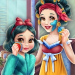 เกมส์เสริมสวยแม่ลูกเจ้าหญิงสโนไวท์ Snow White Mommy Real Makeover