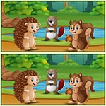 เกมส์จับผิดภาพในป่า Spot The Differences Forests