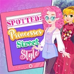 เกมส์แต่งตัวแฟชั่นเดินถนนของเจ้าหญิงดิสนีย์ Spotted: Princesses Street Style