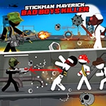 เกมส์ตัวเส้นปะทะนักเลง Stickman maverick : bad boys killer