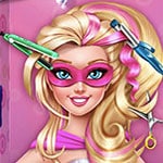 เกมส์แต่งหน้าซุปเปอร์บาร์บี้เหมือนจริง Super Barbie Real Makeover