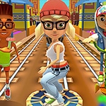 เกมส์วิ่งหนีตำรวจบนทางรถไฟ Train Surfers