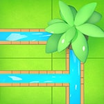 เกมส์ต่อท่อน้ำรดต้นไม้ Water Connect Puzzle