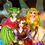 เกมส์แต่งหน้าแต่งตัวนางฟ้า3คน Winter Fairy Fashion Show