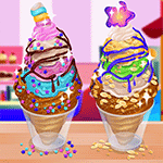 เกมส์ทำไอศกรีมยัมมี่แสนอร่อย Yummy Churros Ice Cream