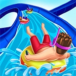 เกมส์ตะลุยสวนน้ำวิบาก Aquapark Shark