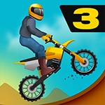 เกมส์ขับมอเตอร์ไซค์วิบากเก็บเหรียญ Bike Racing 3