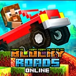 เกมส์มายคราฟขับรถวิบาก Blocky Roads Online