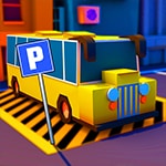 เกมส์ขับรถเมล์ไปจอด Bus Parking City 3D