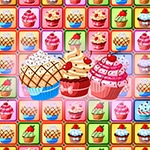 เกมส์จับคู่คัพเค้กแสนสนุก Cake Blocks Collapse