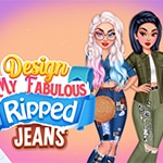 เกมส์ออกแบบชุดยีนส์ Design My Fabulous Ripped Jeans
