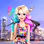เกมส์ทำผมเอลซ่าสีนีออน Eliza’s Neon Hairstyle