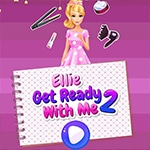 เกมส์เสริมสวยสาวผมทอง Ellie Get Ready with Me 2