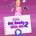 เกมส์เสริมสวยสาวผมทอง Ellie Get Ready with Me 2