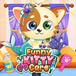 เกมส์เลี้ยงดูลูกแมวน่ารัก Funny Kitty Care
