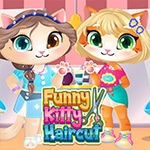 เกมส์ตัดผมให้แมวเหมียว Funny Kitty Haircut