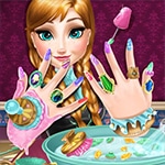 เกมส์ทำสปาเล็บเจ้าหญิงน้ำแข็ง Ice Princess Nails Spa