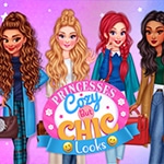 เกมส์แต่งตัวเจ้าหญิงวันสบาย Princesses: Cozy But Chic Looks