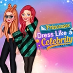 เกมส์แต่งตัวเจ้าหญิงเหมือนดารา Princesses: Dress Like A Celebrity
