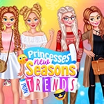 เกมส์แต่งตัวแฟชั่นฤดูกาลใหม่ Princesses: New Seasons New Trends