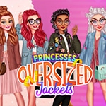 เกมส์แต่งตัวแฟชั่นแจ็คเก็ตโอเวอร์ไซส์ Princesses Oversized Jackets