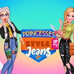 เกมส์ออกแบบกางเกงยีนส์สุดน่ารัก Princesses Style Up My Jeans
