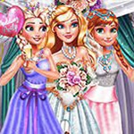 เกมส์แต่งตัวเจ้าสาวเซลฟี่ Princesses Wedding Selfie