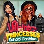 เกมส์เจ้าหญิงกับวายร้ายแต่งตัว Villains Vs Princesses School Fashion