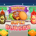 เกมส์ทำแฮมเบอร์เกอร์เหมือนจริง Yummy Super Burger