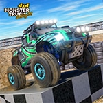 เกมส์ขับรถโฟล์วิลวิบาก 4×4 Monster Truck Driving 3d