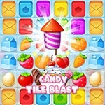 เกมส์ระเบิดจับคู่แคนดี้ Candy Tile Blast