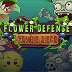 เกมส์ดอกไม้ปะทะซอมบี้ Flower Defense Zombie Siege