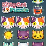 เกมส์จับคู่แมวหลากสี Kitty Cat Puzzle