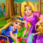 เกมส์เจ้าหญิงผมยาวปลูกดอกไม้ Rapunzel Mommy Gardening