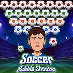 เกมส์ยิงลูกบอลโลกจับคู่ Soccer Bubble Shooter