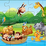 เกมส์จิ๊กซอว์สัตว์โลก Animals Puzzle