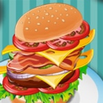 เกมส์ขายเบอร์เกอร์จานด่วน Burger Slinger