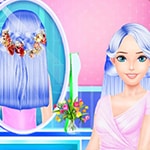 เกมส์ทำผมเจ้าสาวแสนสดใส Colorful Braid Hairstyle Making