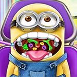 เกมส์รักษาปากมินเนี่ยน Mini Throat Doctor