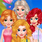 เกมส์แต่งตัวเจ้าหญิงนั่งบอลลูน Princess Girls Air Balloon Trip