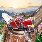 เกมส์จำลองขับรถพ่วงหิมะ Semi Truck Snow Simulator