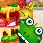 เกมส์เสิร์ฟเบอร์เกอร์จานด่วน Burger Rush