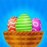 เกมส์ระบายสีไข่ตามแบบ Color Eggs