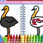 เกมส์ระบายสีนก Coloring Birds