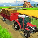 เกมส์ขับรถตัดหญ้า Farming Town