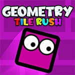 เกมส์กล่องม่วงผจญภัย Geometry Tile Rush