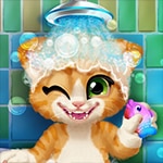 เกมส์อาบน้ำลูกแมว Rusty Kitten Bath