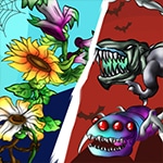 เกมส์พืชปะทะปีศาจ Angry Plants Flower