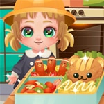 เกมส์ช่วยเด็กน้อยทำข้าวกล่อง Baby Cathy Ep45 Bento Box